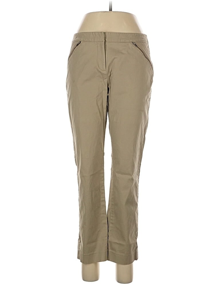 Pre-owned City Dkny Khaki Pant In Brown
