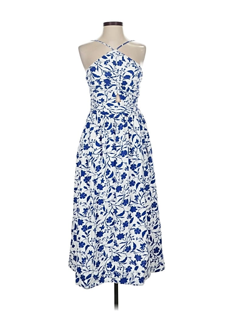 Pre-owned Free Assembly Casual Dress In Blue