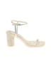 Dolce Vita Ivory Silver Sandals Size 8 1/2 - photo 1