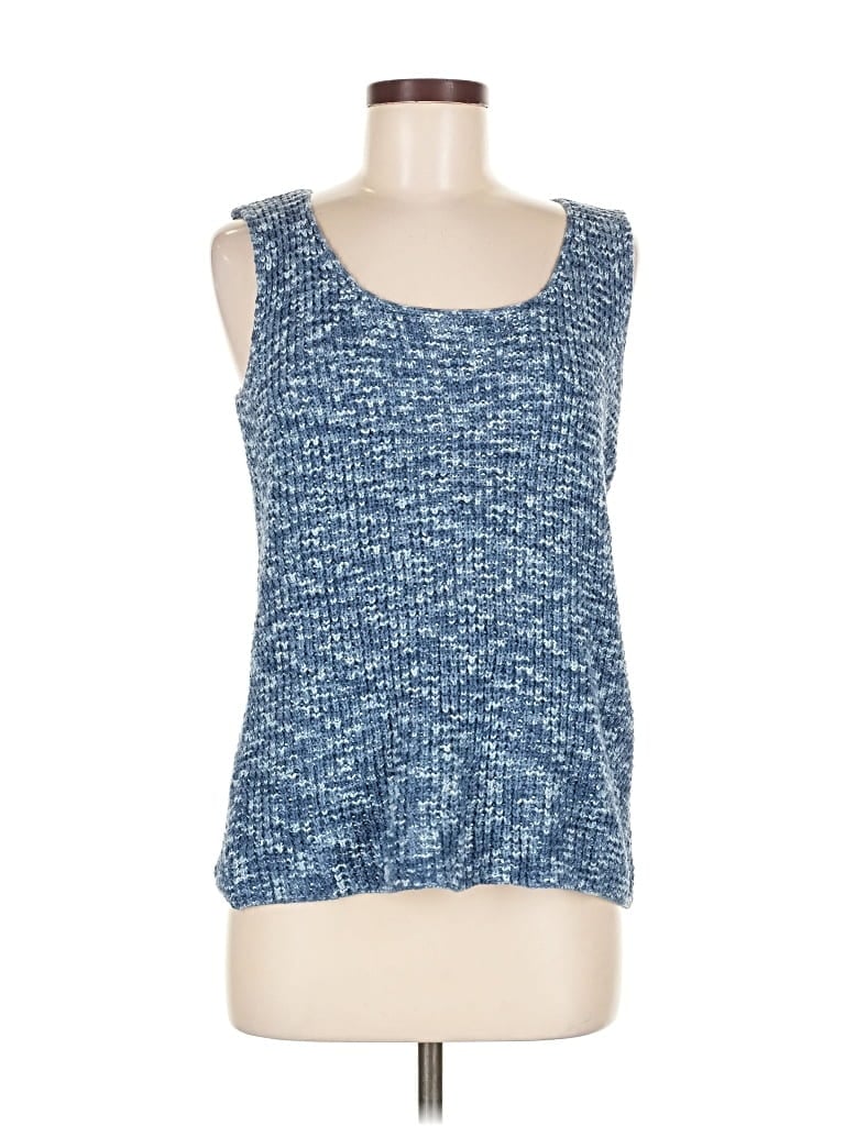 Pre-owned Jones New York Sport Pullover Sweater In Blue