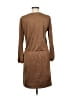 Drew Solid Brown Casual Dress Size M - photo 2
