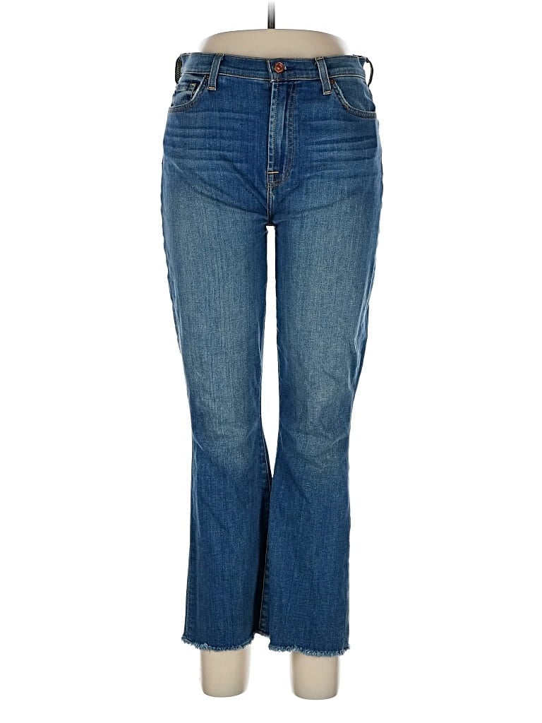 Pre-owned 7 For All Mankind Jeans In Blue