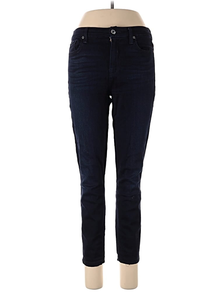 Pre-owned 7 For All Mankind Jeans In Blue