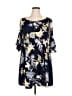 SJS Print Blue Casual Dress Size XL - photo 1