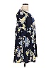 SJS Print Blue Casual Dress Size XL - photo 4