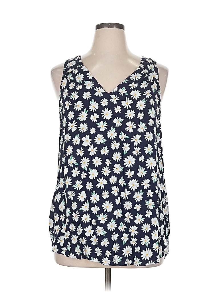Pre-owned Old Navy Sleeveless Blouse In Blue