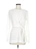 Just Female Ivory White Long Sleeve Blouse Size M - photo 1
