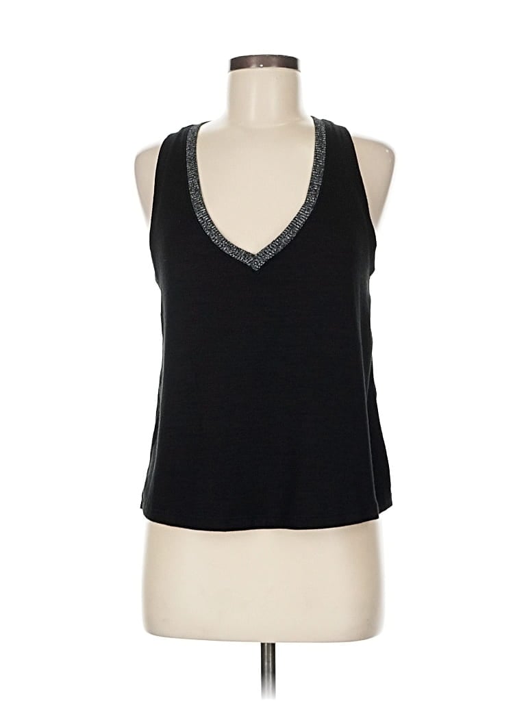 Pre-owned Rag & Bone Tank Top Black Halter Neckline Tops