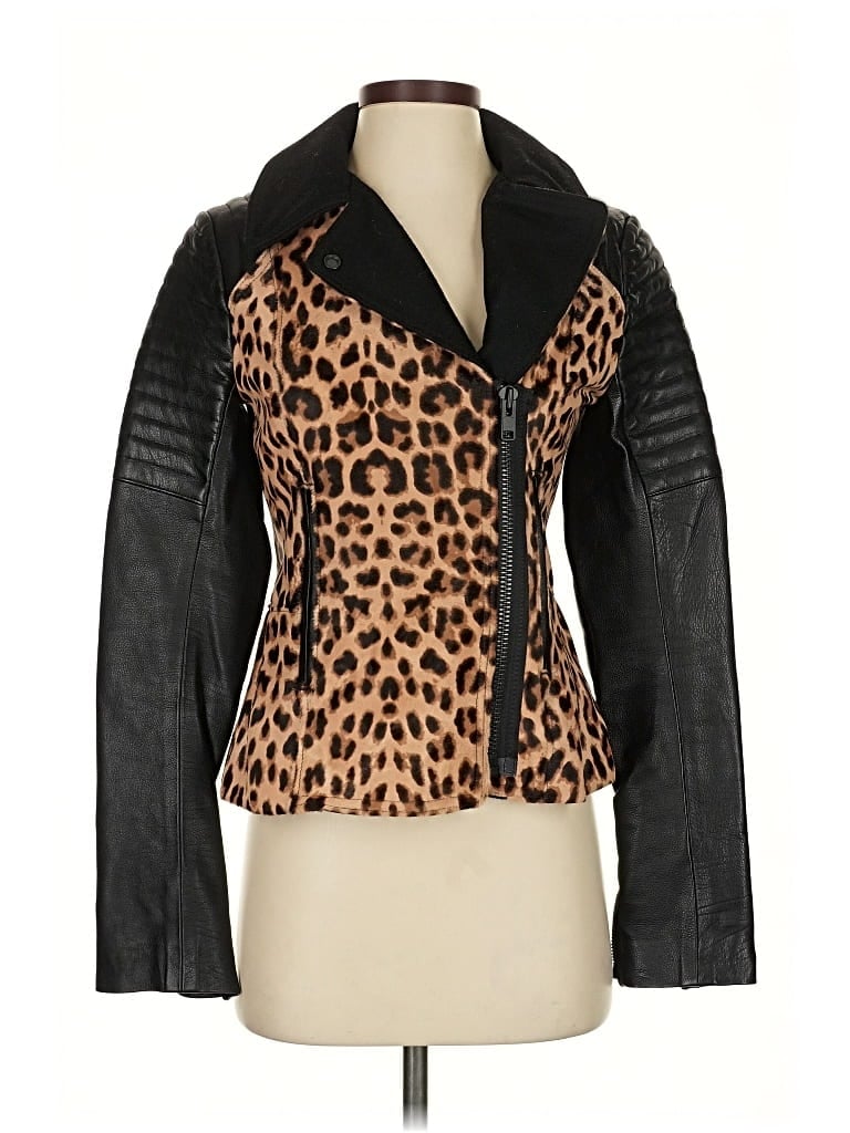 Pre-owned A.l.c Leather Jacket In Black