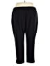 W by Worth Solid Black Track Pants Size 2X - photo 2