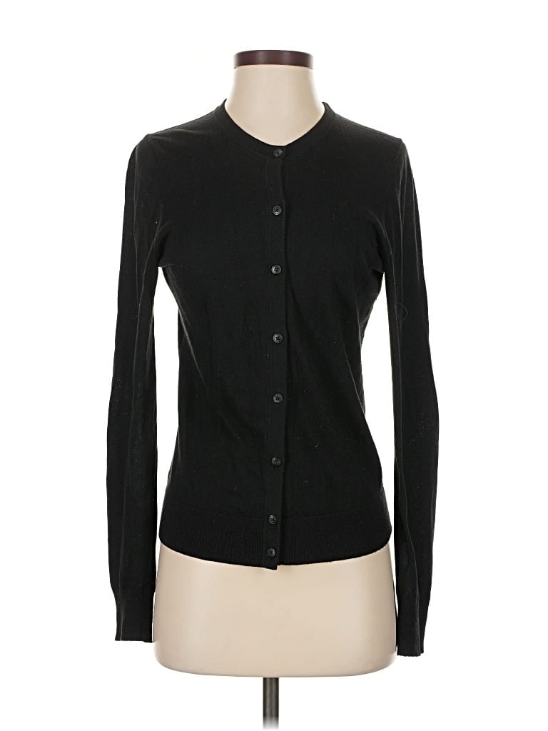 Pre-owned Ann Taylor Cardigan Sweater In Black