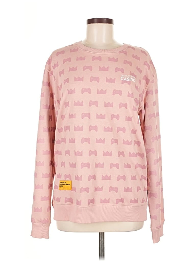 Pre-owned Assorted Brands Sweatshirt In Pink