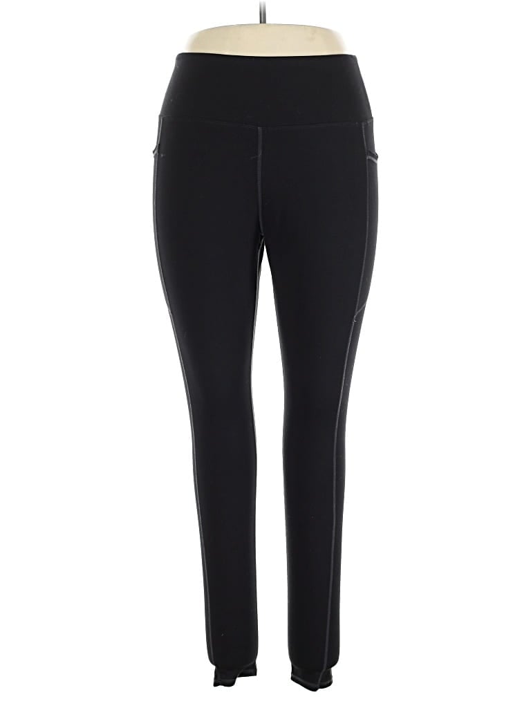 Pre-owned Assorted Brands Active Pants In Black