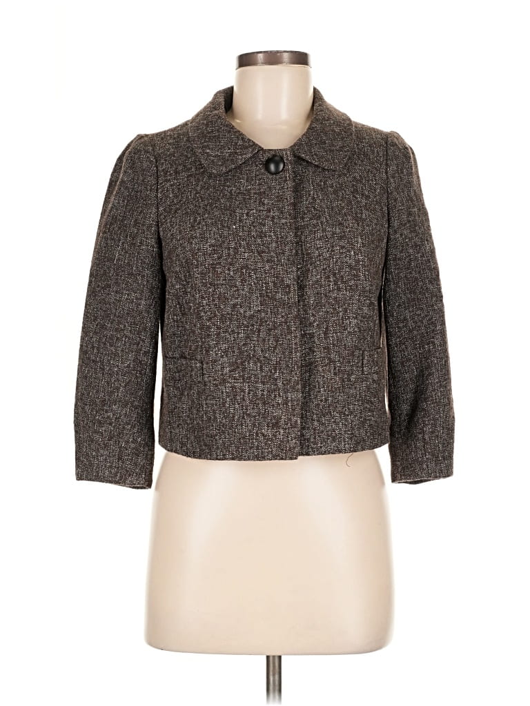 Pre-owned Banana Republic Factory Store Coat In Gray