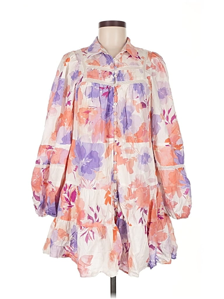 Pre-owned Kivari Casual Dress In Purple