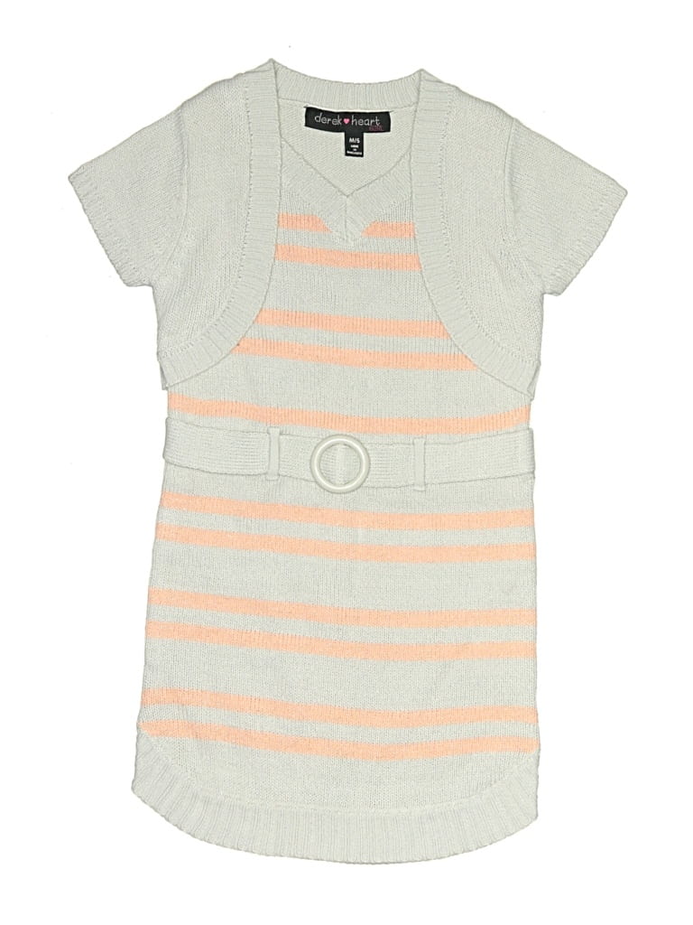 Pre-owned Derek Heart Kids' Dress In Gray