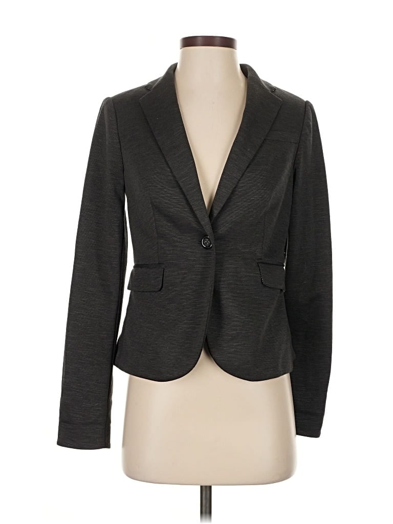 Pre-owned The Limited Blazer Jacket In Gray