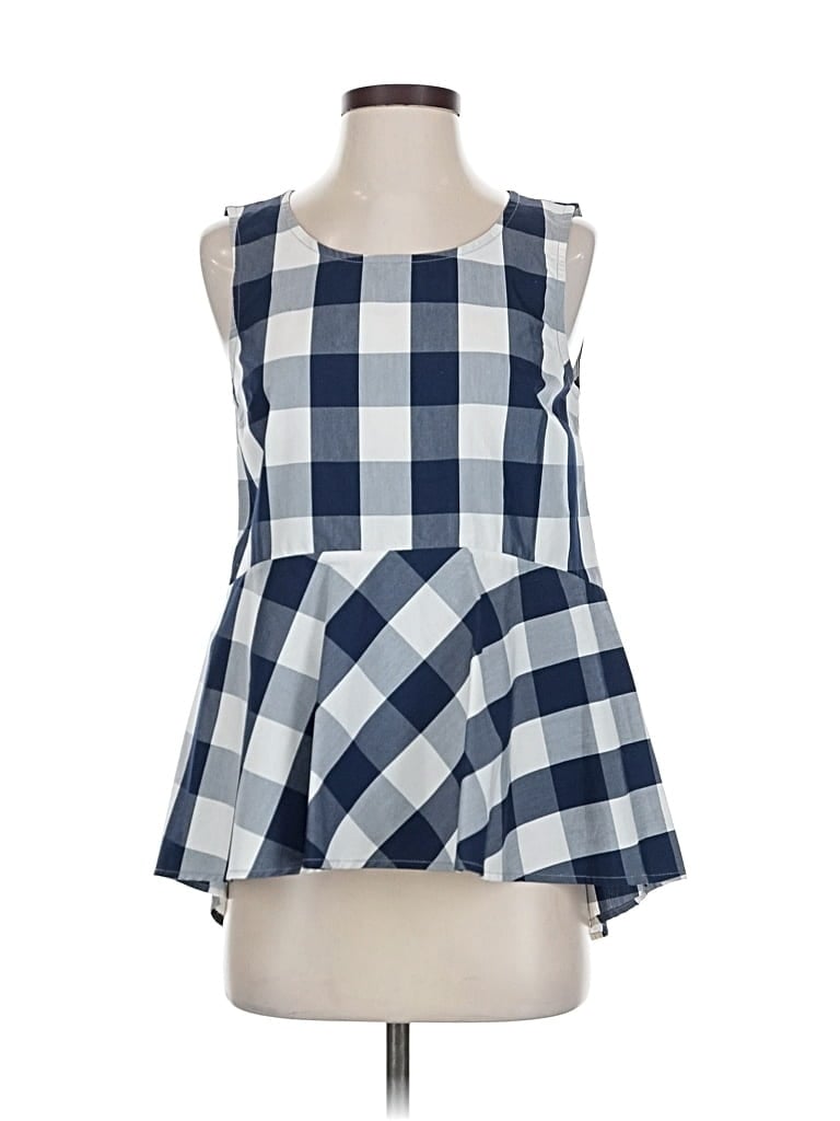 Pre-owned Hd In Paris Sleeveless Blouse In Blue