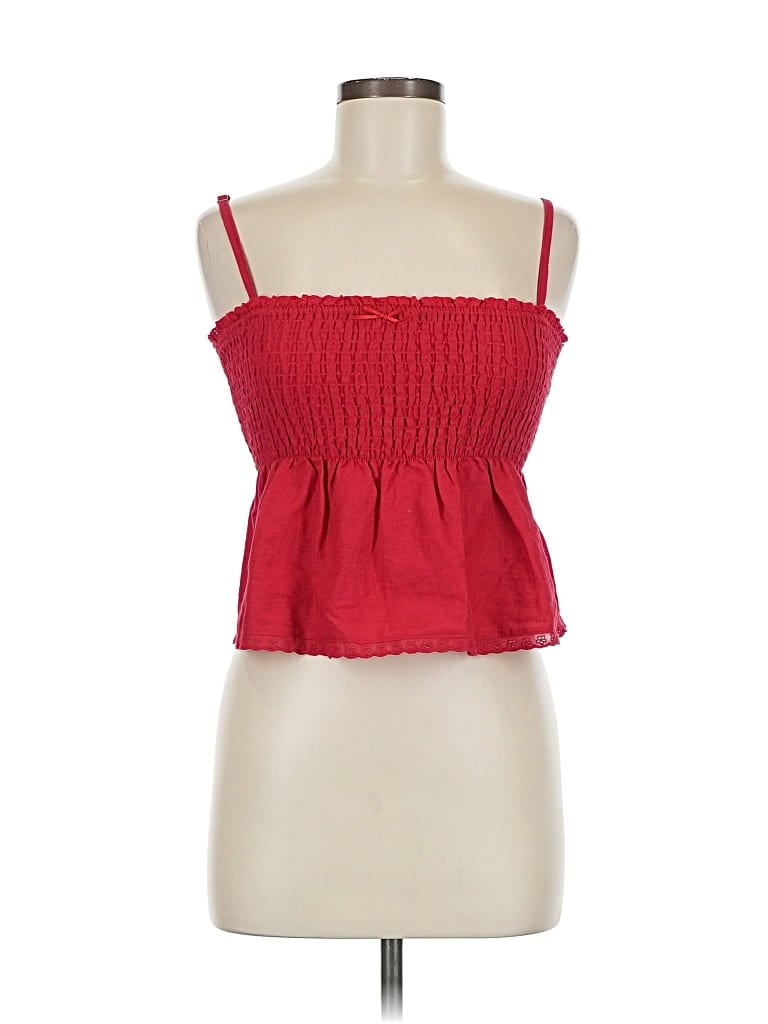 Pre-owned Edikted Sleeveless Blouse In Red