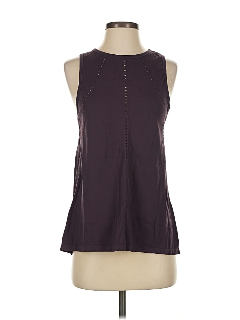 Pre-owned Athleta Sleeveless T-shirt In Purple