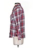 Seven7 100% Cotton Plaid Red Long Sleeve Button-Down Shirt Size S - photo 5