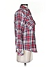 Seven7 100% Cotton Plaid Red Long Sleeve Button-Down Shirt Size S - photo 4