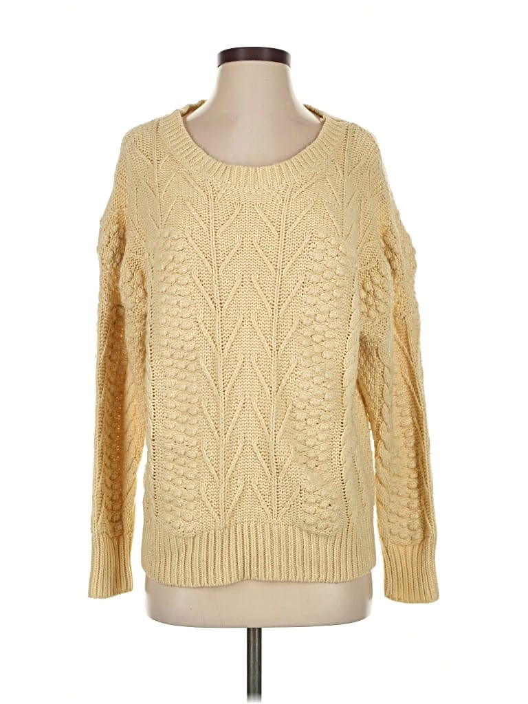 Pre-owned Minkpink Pullover Sweater In Yellow