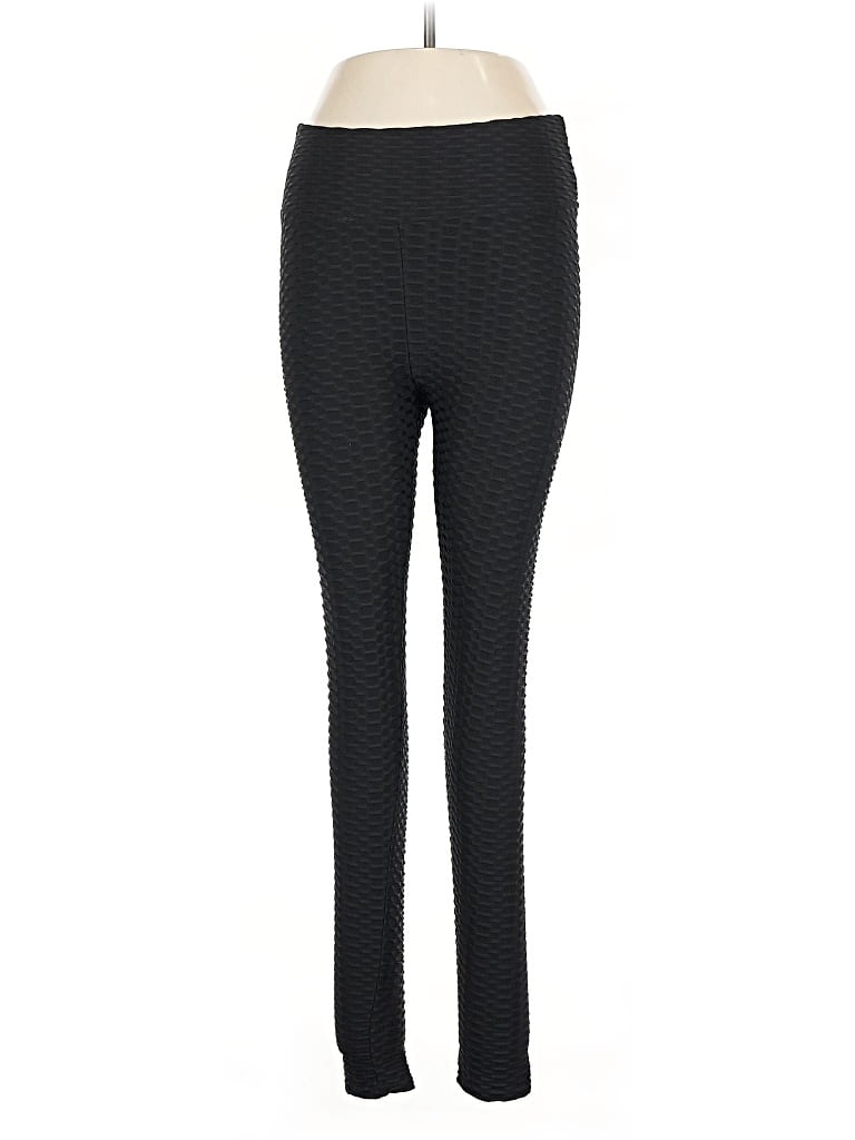 Pre-owned Assorted Brands Leggings In Black