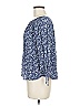 Gap Outlet 100% Rayon Blue 3/4 Sleeve Blouse Size M - photo 5