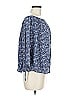 Gap Outlet 100% Rayon Blue 3/4 Sleeve Blouse Size M - photo 4