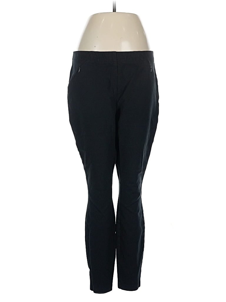 Pre-owned Jjill Active Pants In Black