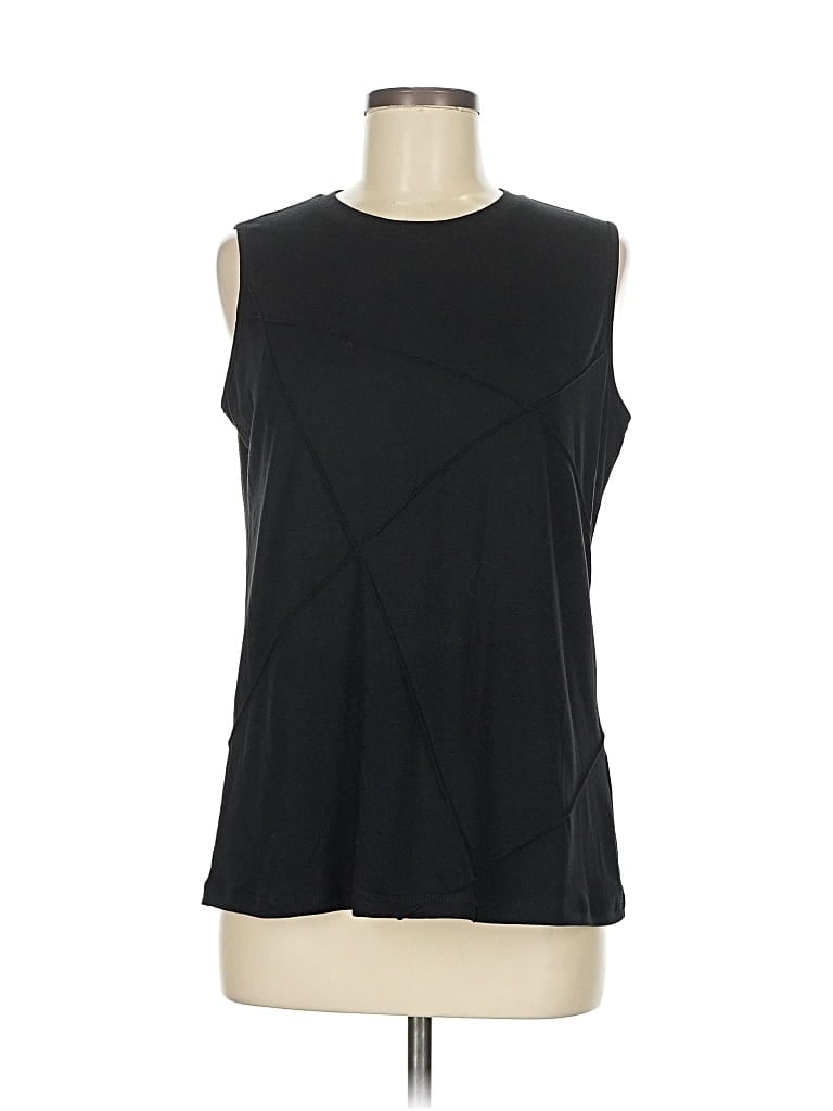 Pre-owned Automet Sleeveless Top Black One Shoulder Neckline Tops