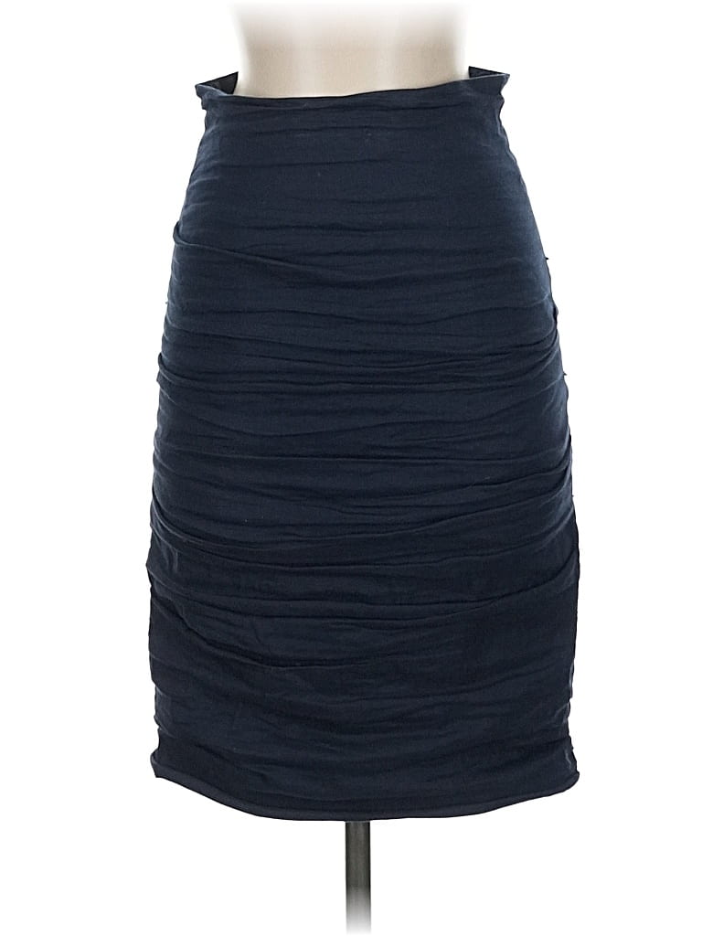 Pre-owned Nicole Miller Formal Skirt In Blue