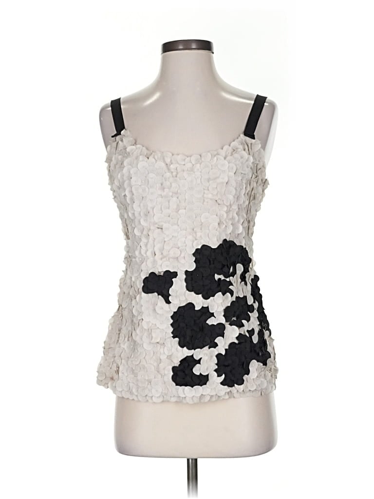 Pre-owned Yoana Baraschi Sleeveless Blouse In White