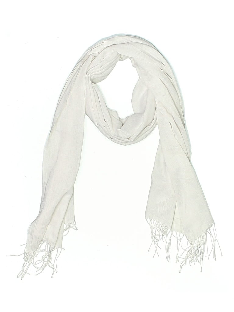 Pre-owned Unbranded Scarf In White