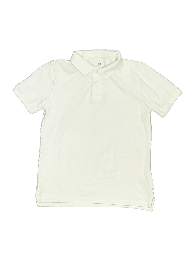 Pre-owned Gap Kids' Short Sleeve Top Ivory Tops In White