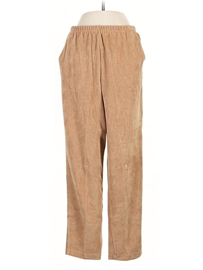 Pre-owned Lands' End Casual Pants In Brown