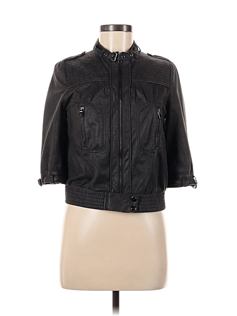 Pre-owned Zara Basic Jacket In Black