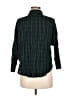 RVCA 100% Viscose Plaid Green 3/4 Sleeve Button-Down Shirt Size M - photo 2