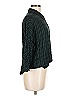 RVCA 100% Viscose Plaid Green 3/4 Sleeve Button-Down Shirt Size M - photo 4