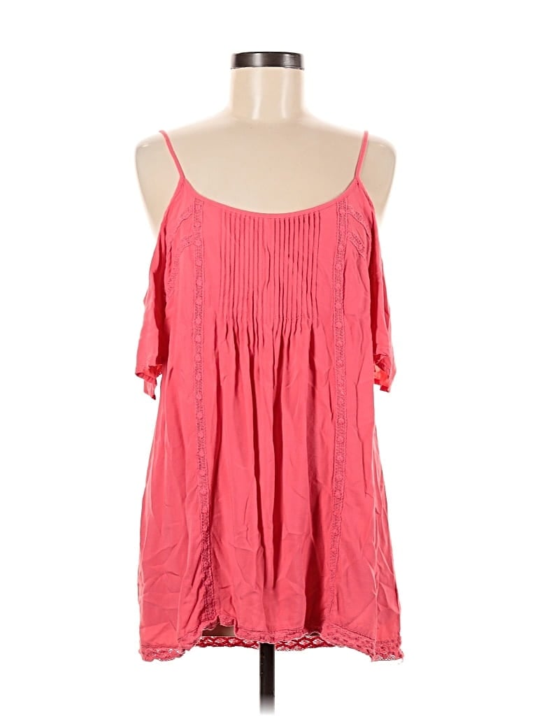 Pre-owned Jessica Simpson Sleeveless Blouse In Red