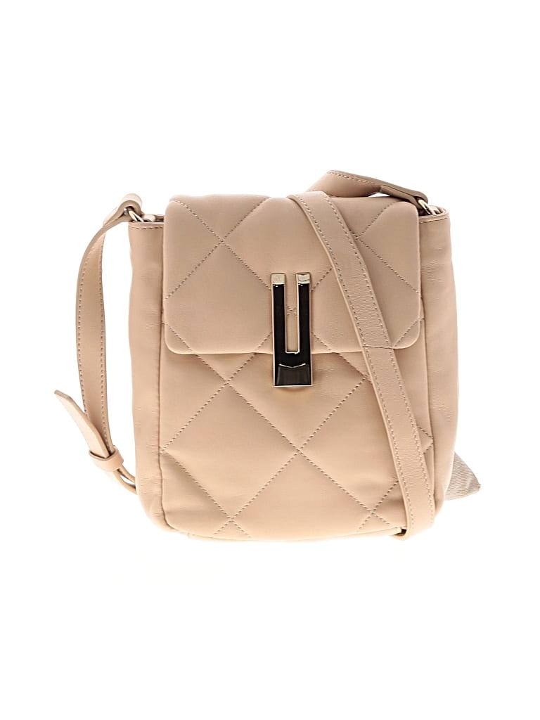 Pre-owned Vince Camuto Leather Crossbody Bag In Brown