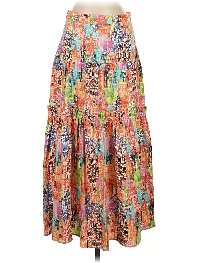 Pre-owned Eva Franco Casual Skirt In Orange