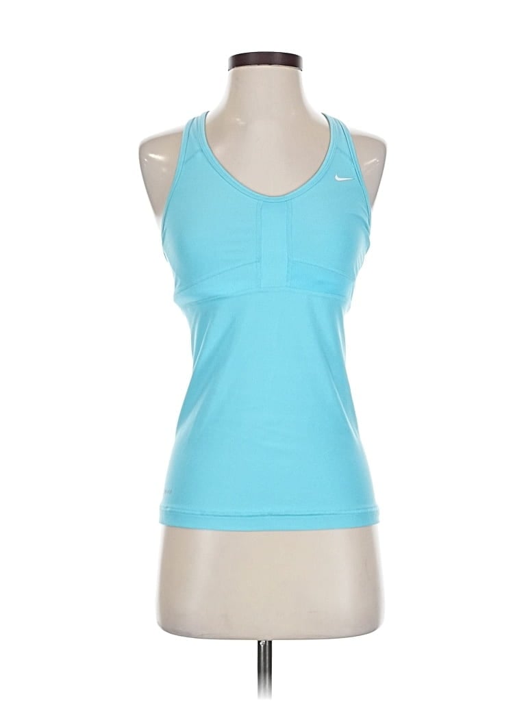 Pre-owned Nike Active Tank Top In Blue