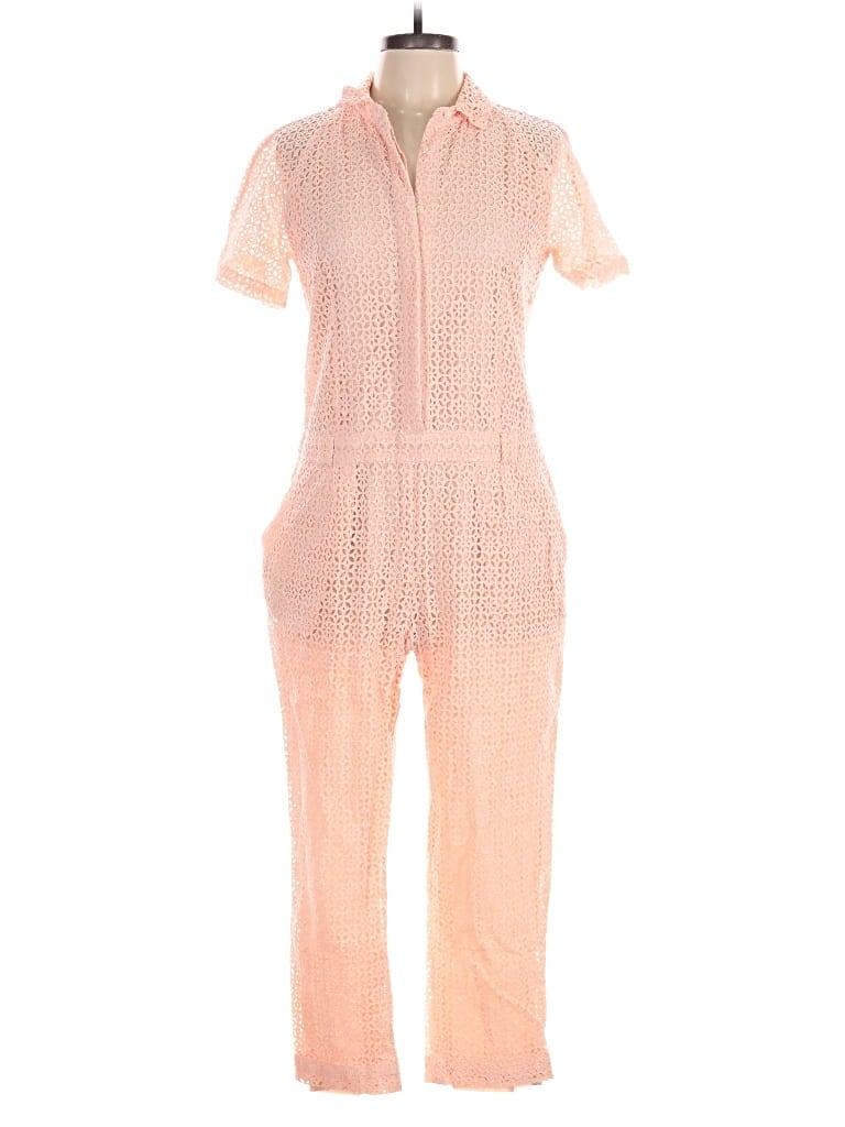 Pre-owned J.crew Collection Jumpsuit In Pink