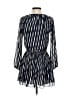 MICHAEL Michael Kors 100% Polyester Chevron-herringbone Blue Casual Dress Size XXS - photo 2