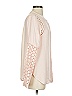 J.Crew 100% Cupro Pink Long Sleeve Blouse Size 4 - photo 4