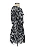 MICHAEL Michael Kors 100% Polyester Chevron-herringbone Blue Casual Dress Size XXS - photo 4