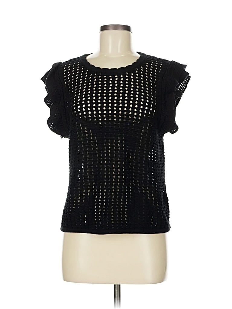 Pre-owned Gap Pullover Sweater In Black