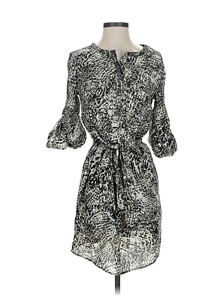 Pre-owned Jennifer Lopez Casual Dress In Silver